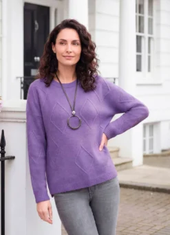 Pullover mit Rautendessin