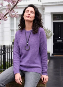 Pullover mit Rautendessin