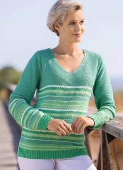 Pullover mit Ringeldessin