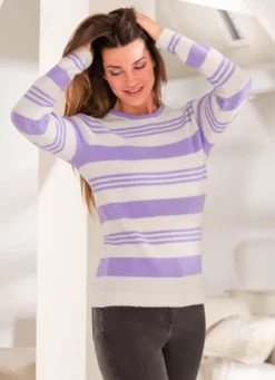 Pullover mit Ringelmuster