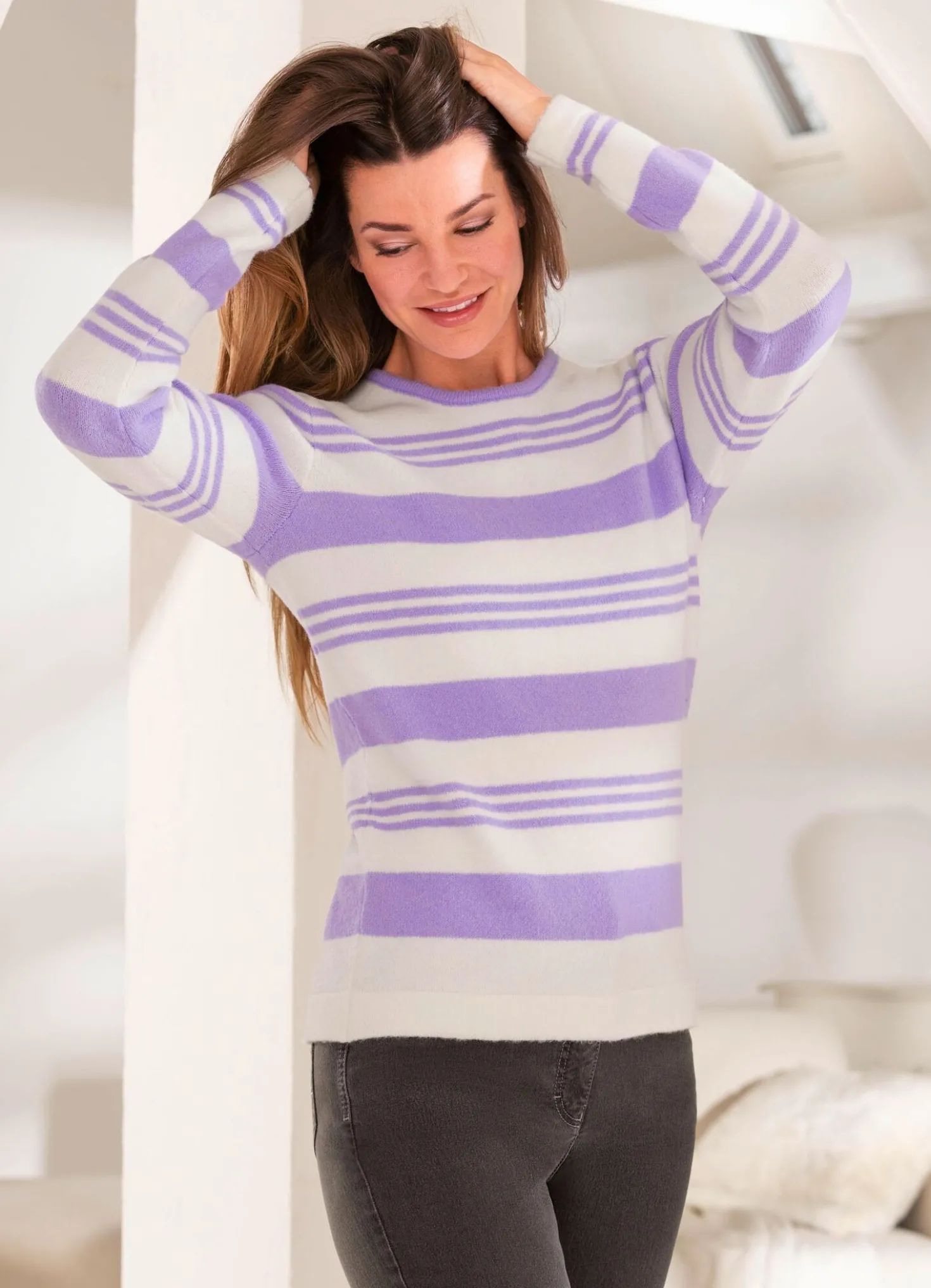 Pullover mit Ringelmuster