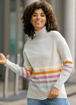 Pullover mit Ringeln