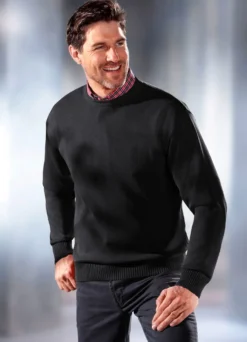 Pullover mit rundem Halsausschnitt