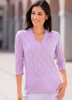 Pullover mit schimmerndem Glanz