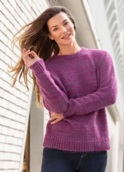 Pullover mit schönem Melange-Effekt