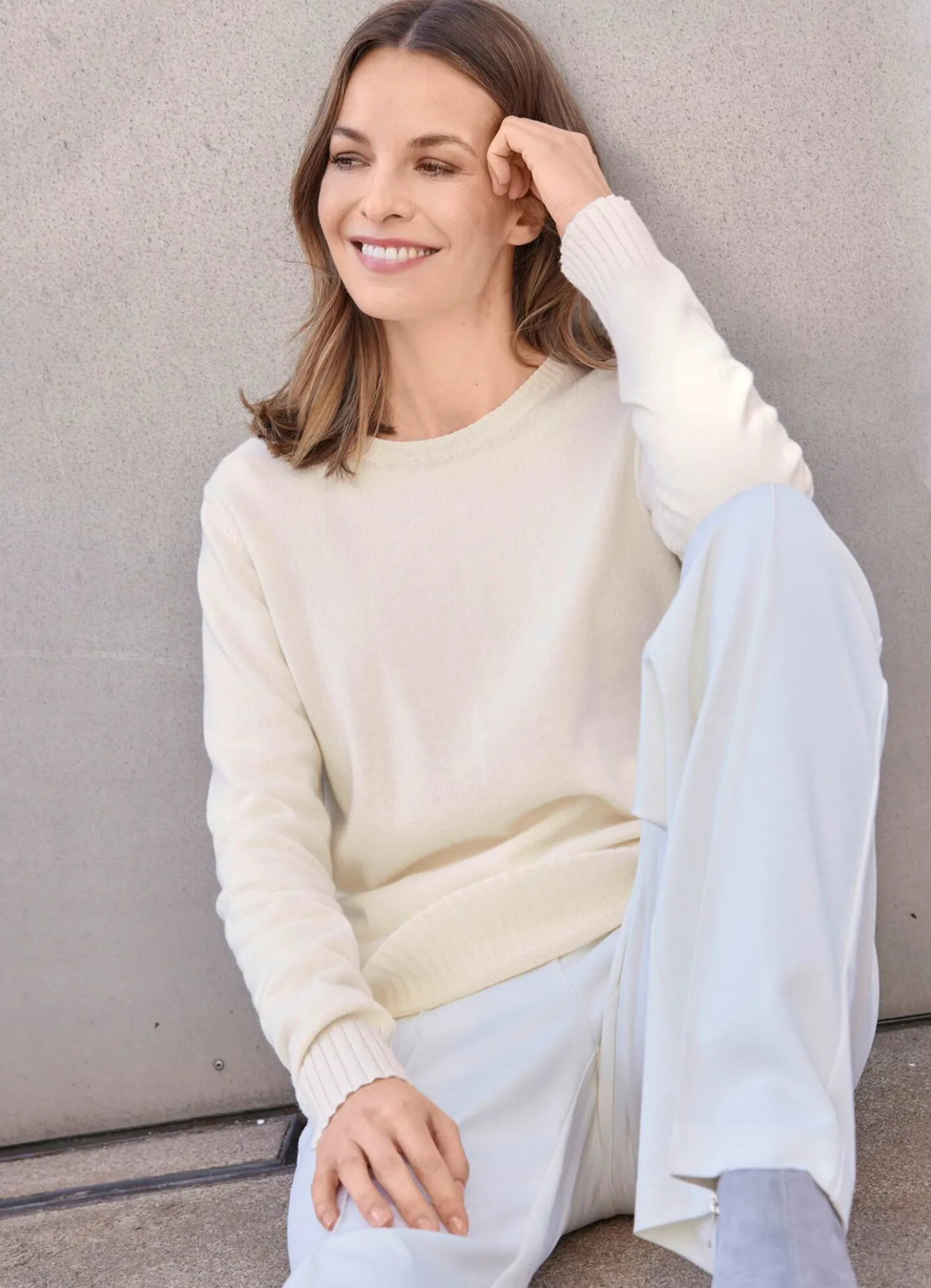 Pullover mit Schurwolle und Kaschmir