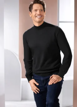 Pullover mit Stehkragen