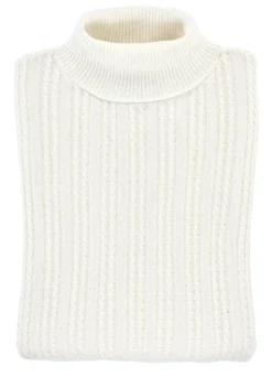 Pullover mit streckender Struktur