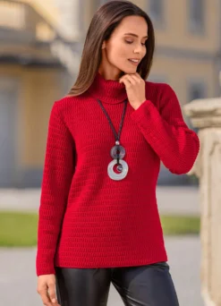 Pullover mit Struktur
