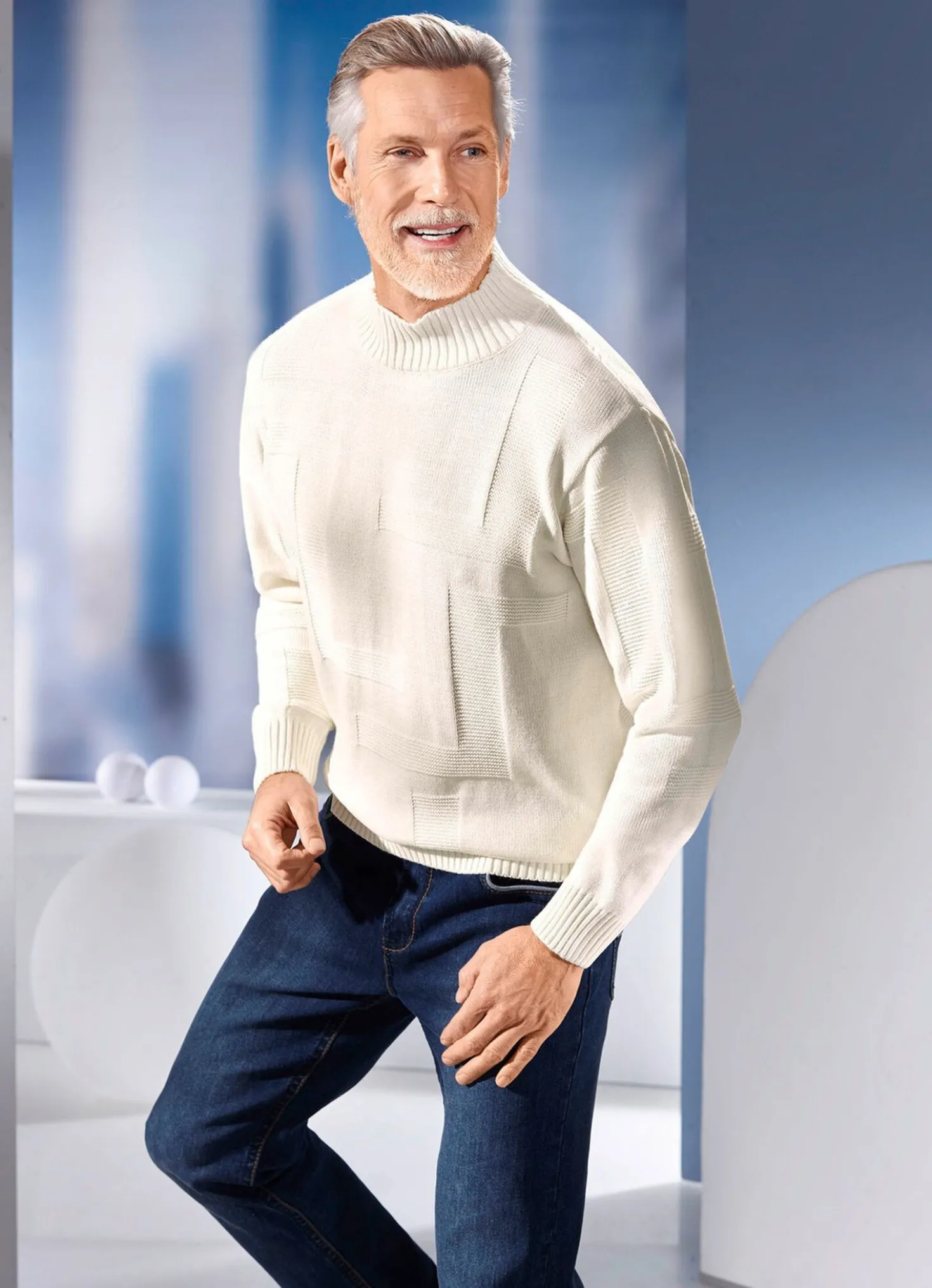 Pullover mit Strukturdessin