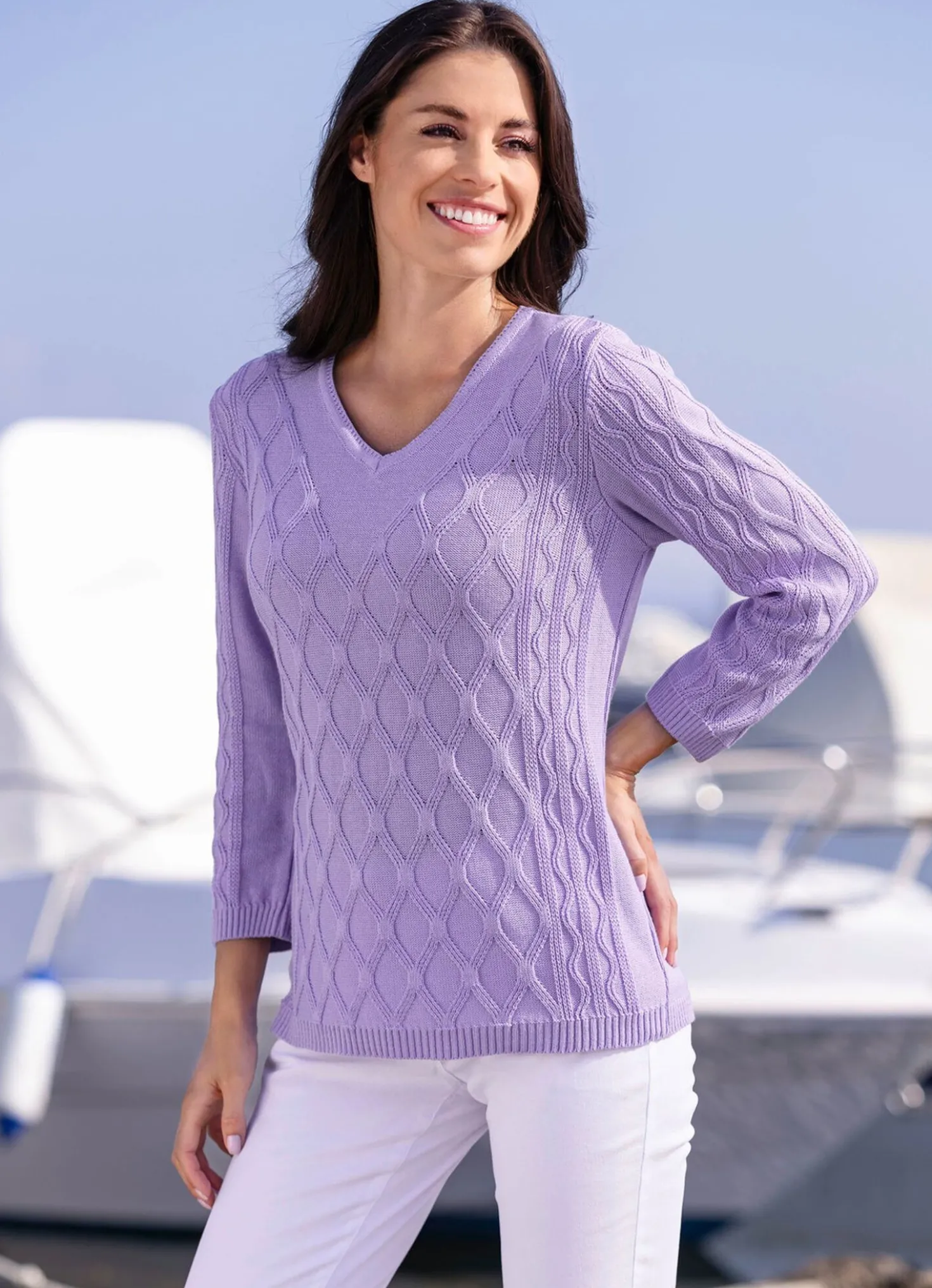 Pullover mit Strukturdessin