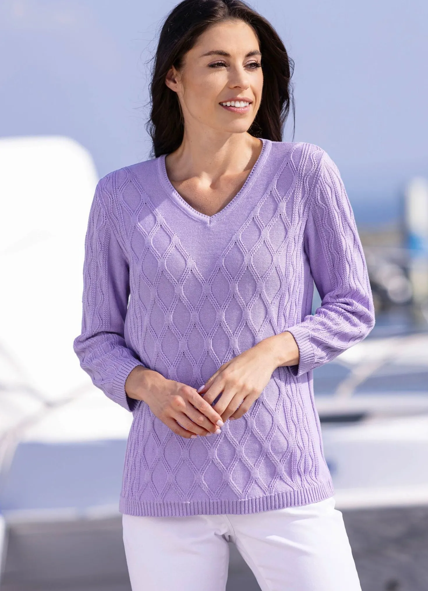 Pullover mit Strukturdessin