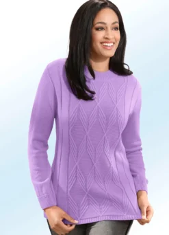 Pullover mit Strukturmix