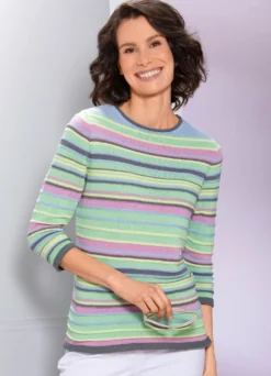 Pullover mit Strukturmustermix
