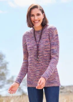 Pullover mit tollem Melange-Effekt