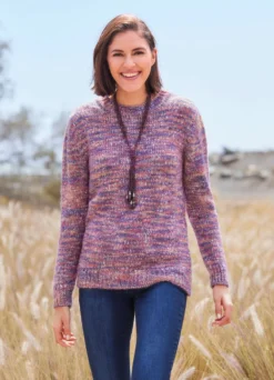 Pullover mit tollem Melange-Effekt