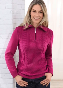 Pullover mit Troyerkragen