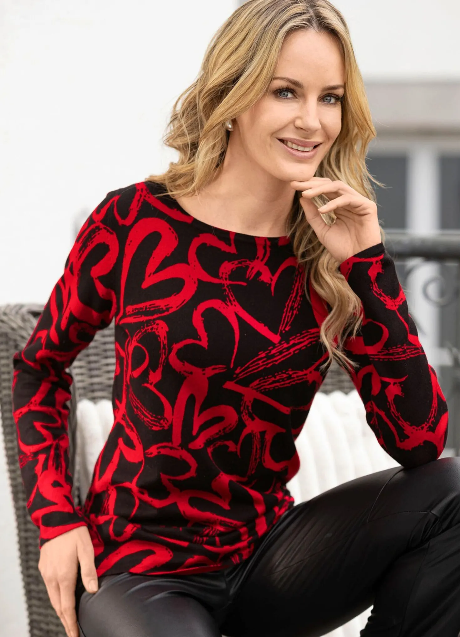 Pullover mit viel Herz