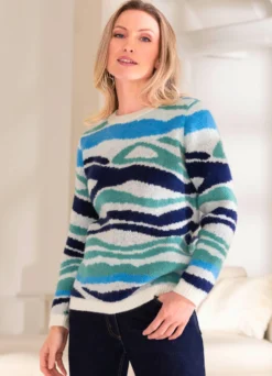 Pullover mit weichem Griff