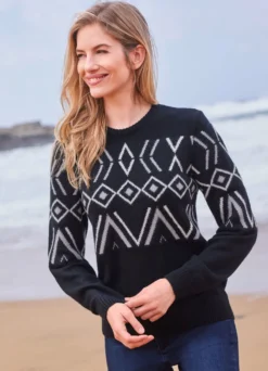 Pullover mit weichem Griff