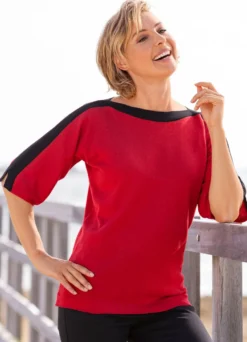 Pullover mit weichem Griff