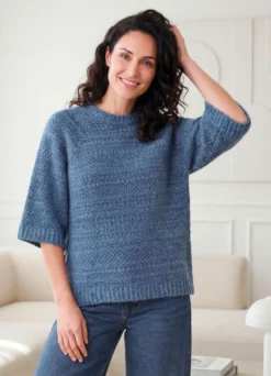 Pullover mit weiten Raglanärmeln