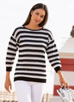 Pullover mit Zackendessin