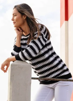 Pullover mit Zackendessin