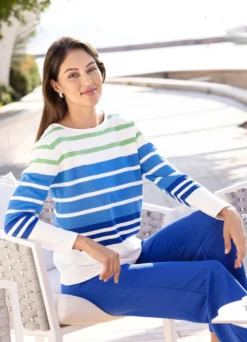 Pullover mit zartem Strukturmuster