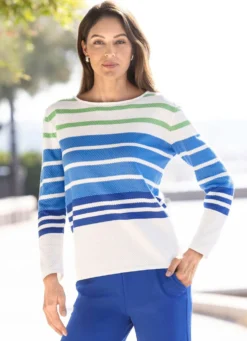 Pullover mit zartem Strukturmuster