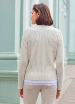 Pullover mit zwei Trageoptionen