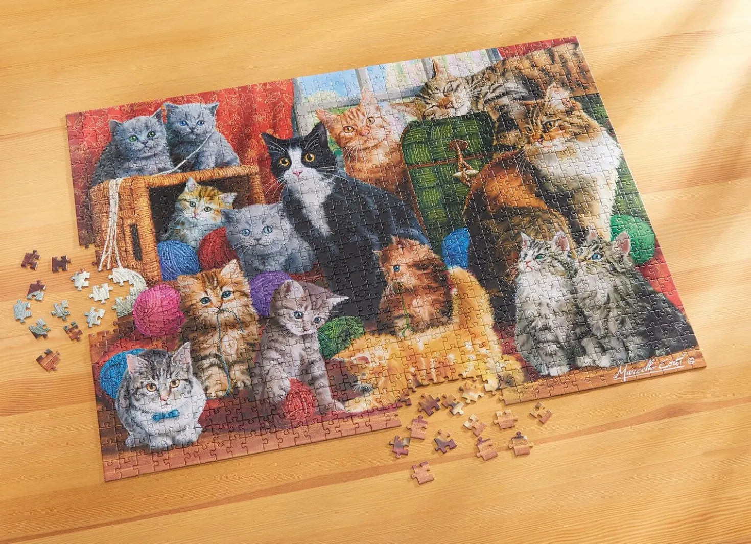 Puzzle mit Katzen-Motiv, 1.000-teilig