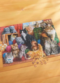 Puzzle mit Katzen-Motiv, 1.000-teilig