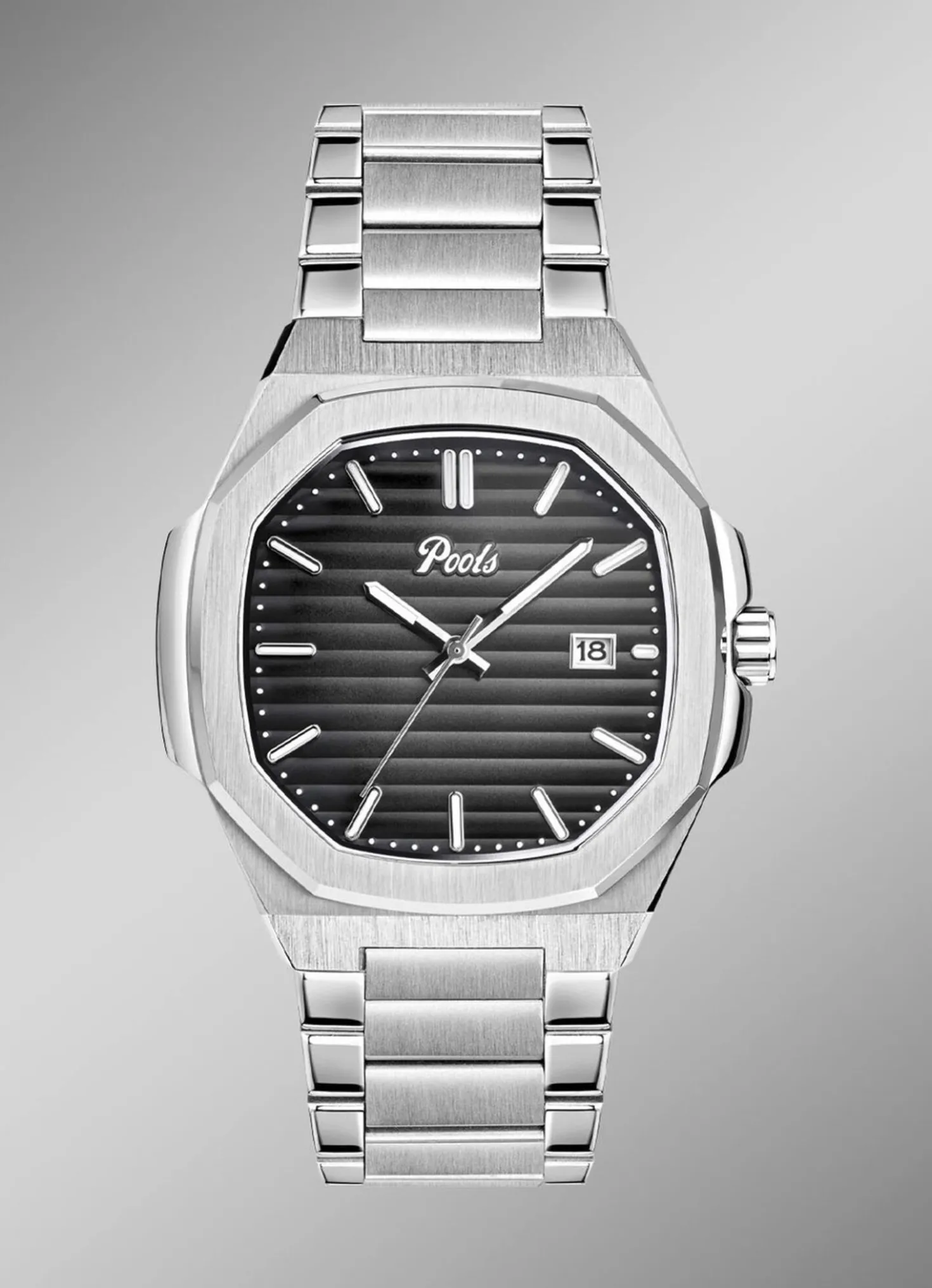 Quartz-Herrenuhr aus Edelstahl