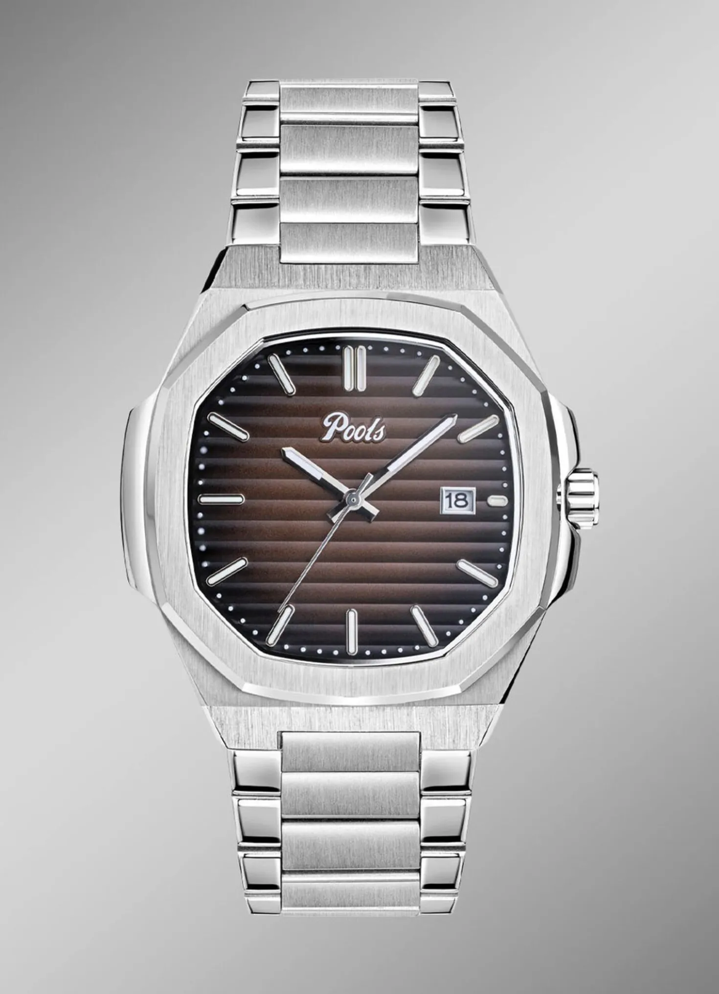 Quartz-Herrenuhr aus Edelstahl