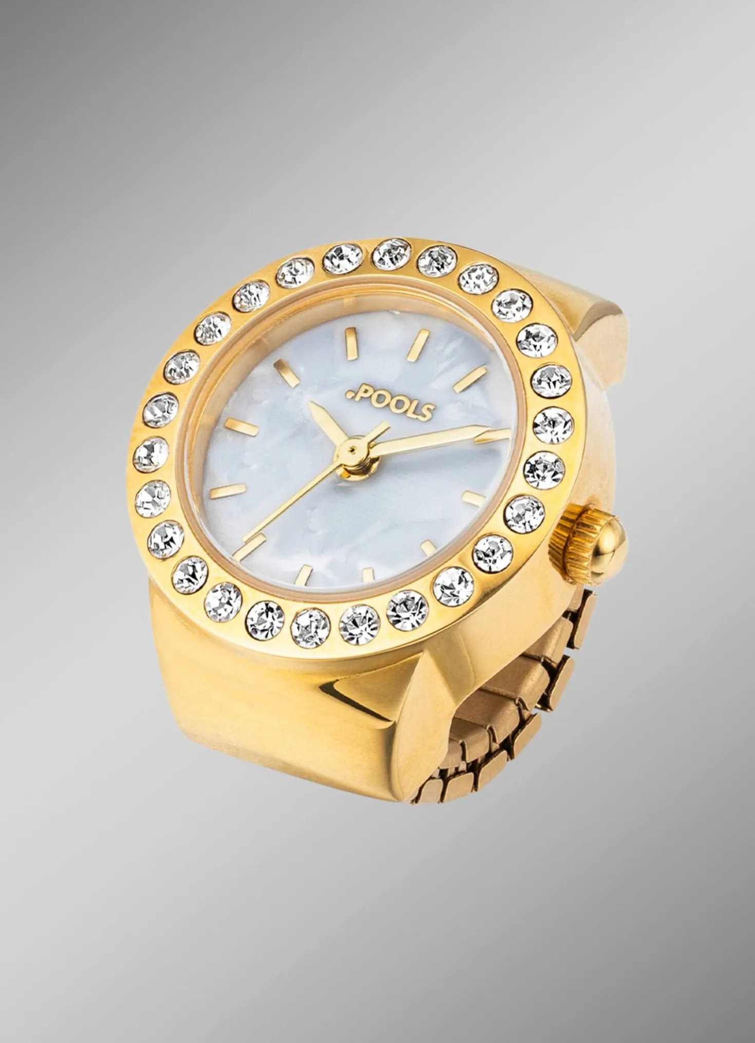 Quartz-Ringuhr