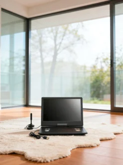 Reflexion DVD 1424 portabler DVD-Spieler mit TV und Spielen