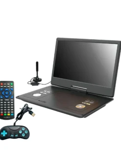Reflexion DVD 1424 portabler DVD-Spieler mit TV und Spielen