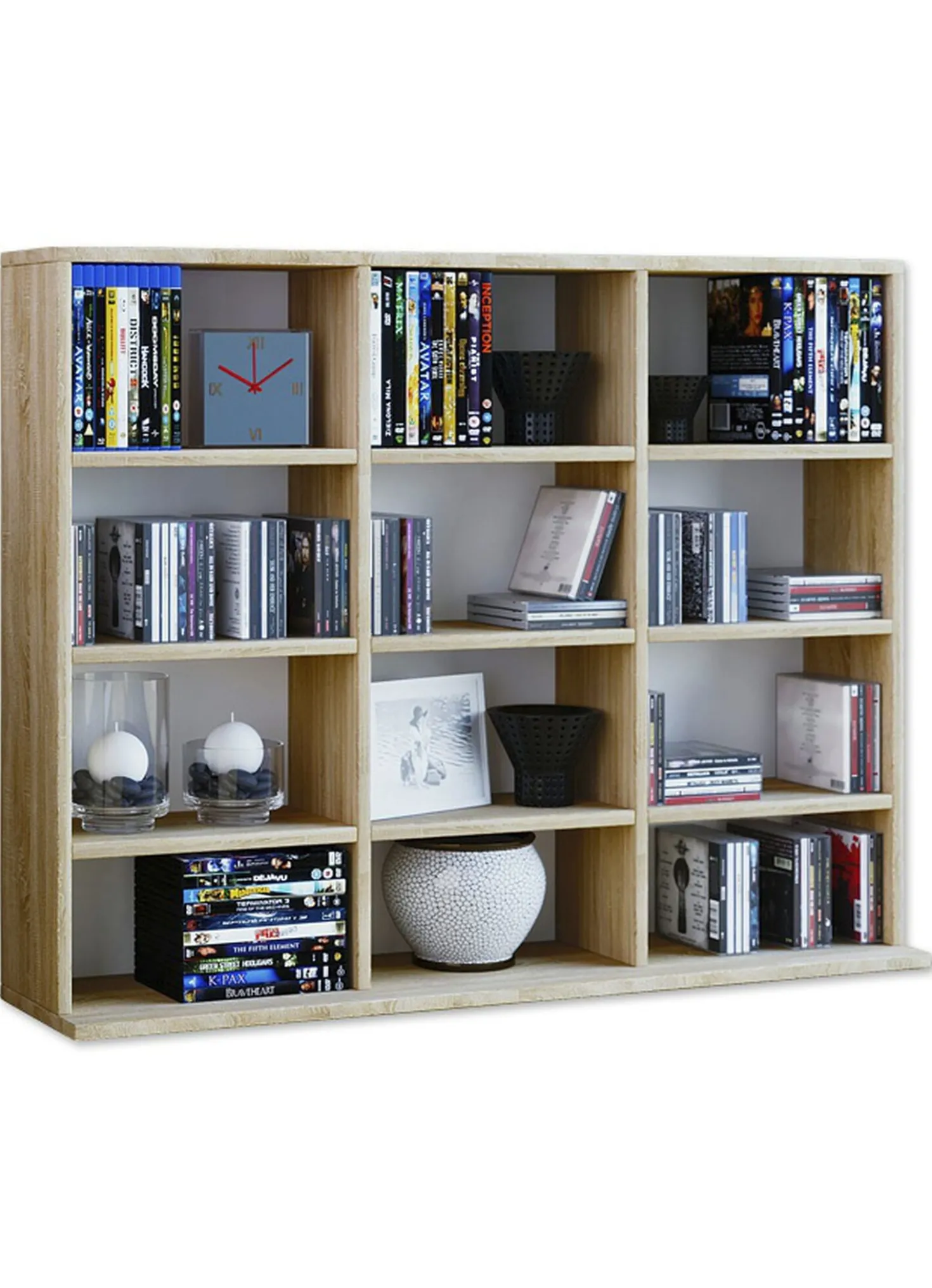 Regal aus Holzstruktur-Nachbildung