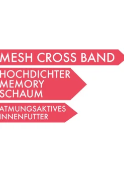 Relax-Cross Slipper mit Memory-Schaum