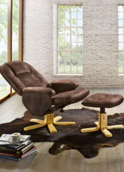 Relax-Sessel mit Hocker