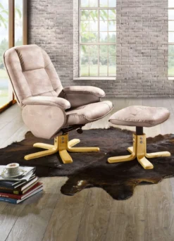 Relax-Sessel mit Hocker