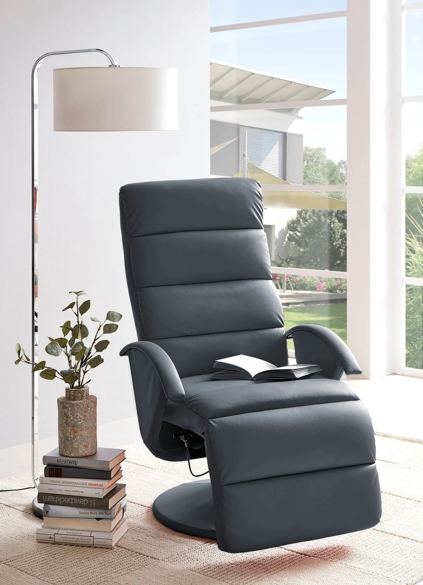 Relax-Sessel mit stabilem Metallrahmen