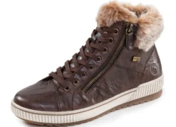 Remonte, gefütterte Damen-Boots, Winterschuhe, Weite G, mit herausnehmbarem Fußbett