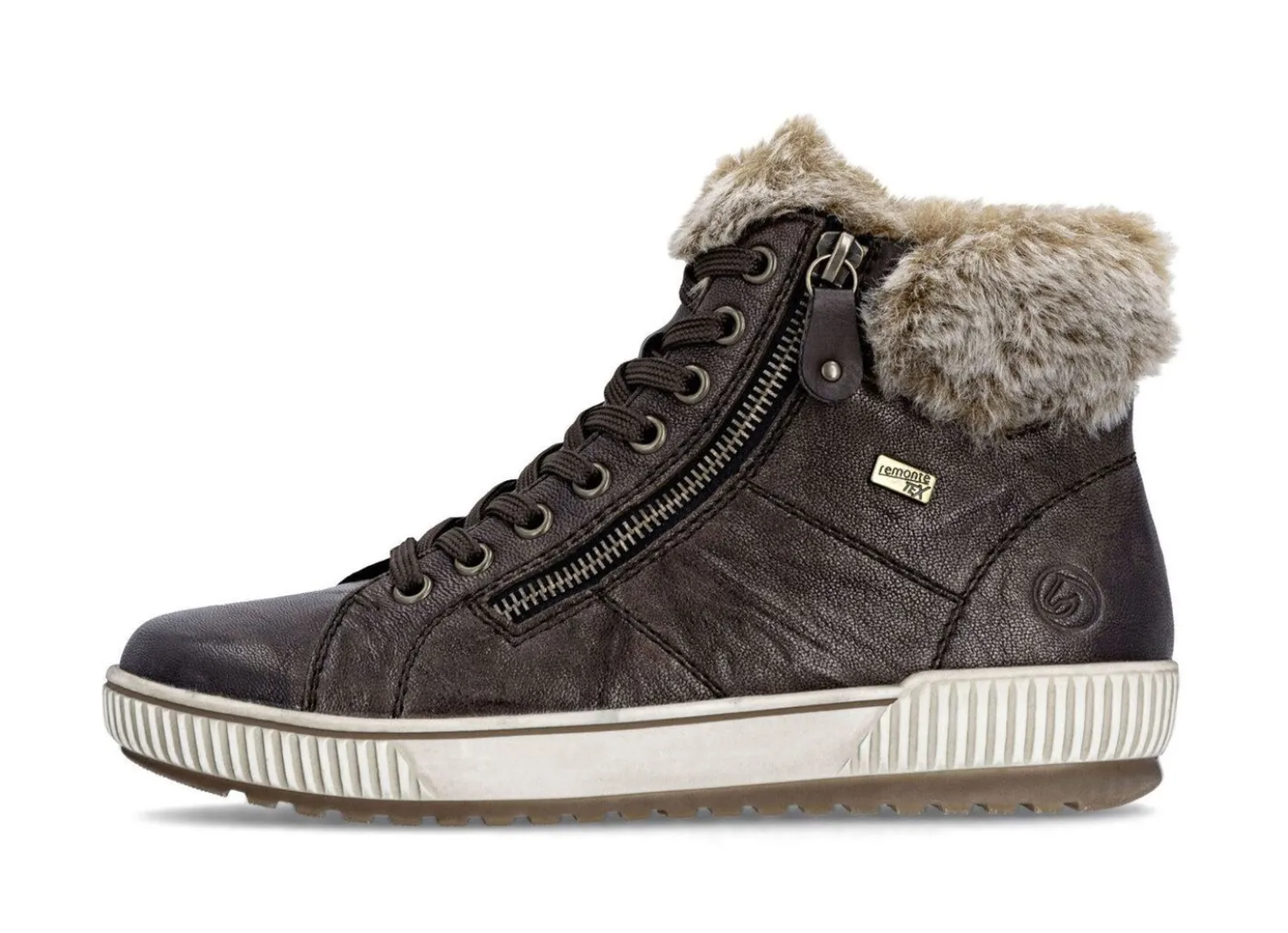 Remonte, gefütterte Damen-Boots, Winterschuhe, Weite G, mit herausnehmbarem Fußbett