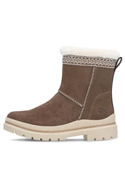 Remonte, gefütterte Damen-Stiefeletten, Winterschuhe, Weite G, mit Lammfell