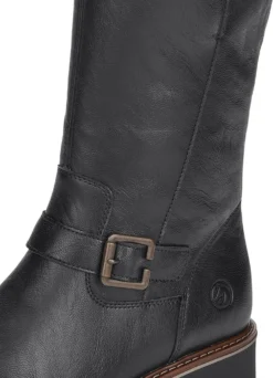 Remonte, gefütterte Damen-Stiefel, Winterschuhe, Weite G, mit Lammfell