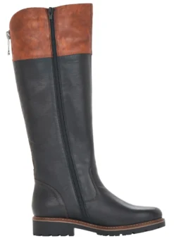 Remonte, gefütterte Damen-Stiefel, Winterschuhe, Weite G, mit Reißverschluss