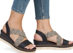 Remonte Sandalette mit Flechtdurchzügen