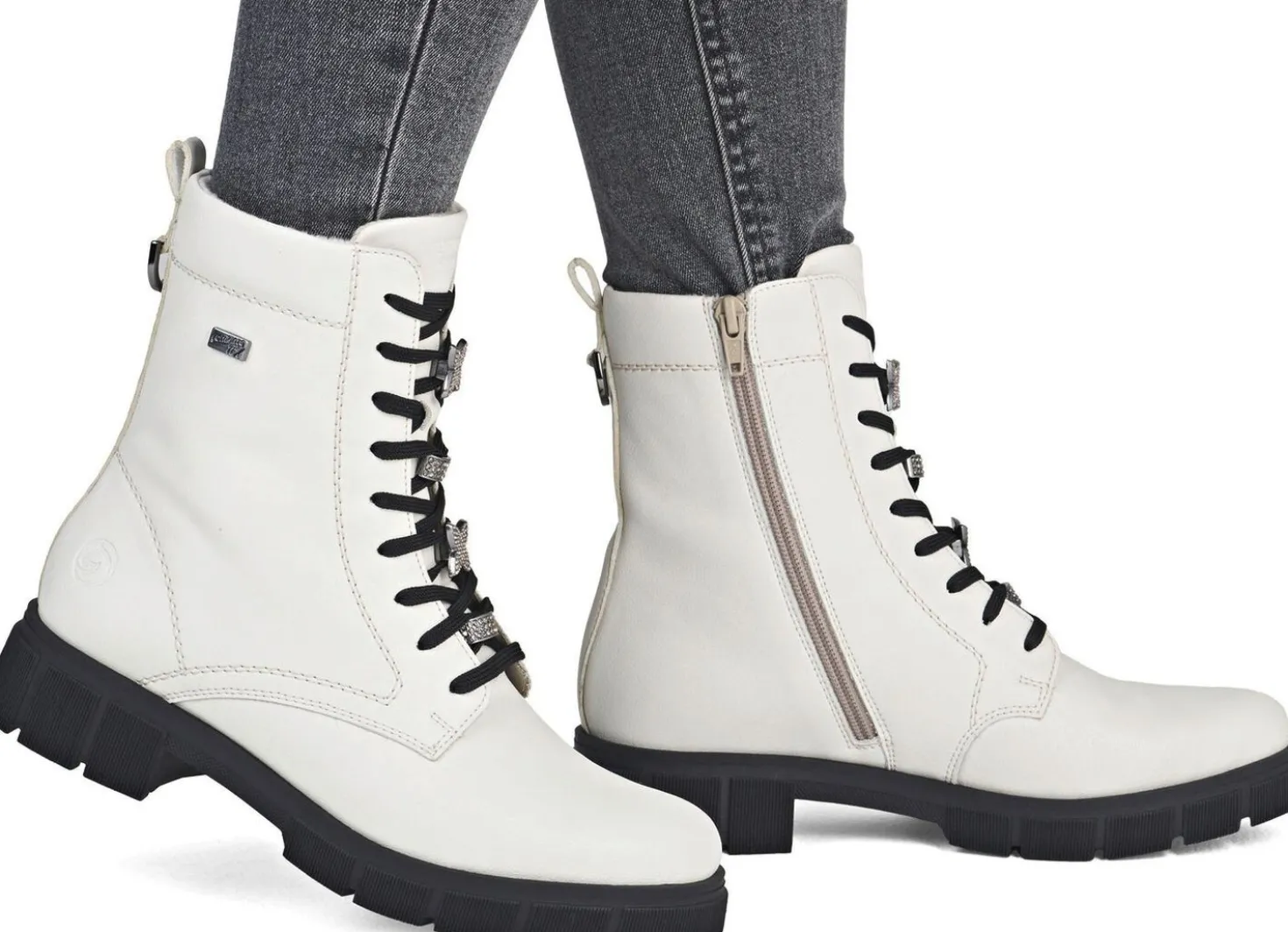 Remonte, schicke Damen-Stiefeletten, Winterschuhe, Weite G, mit Reißverschluss